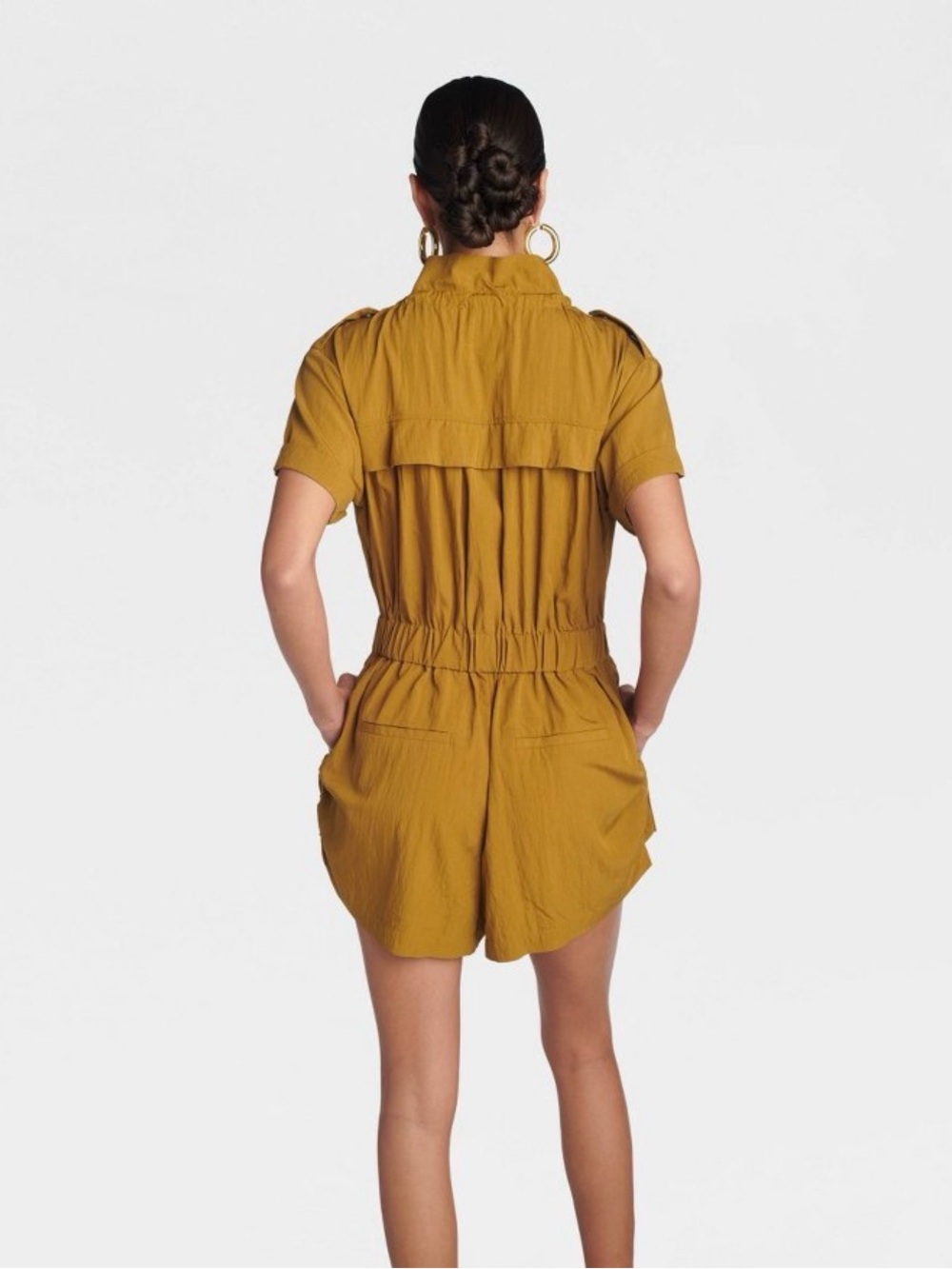 🎯NWT! KBB by KAHLANA Short Sleeve ‘The Utility Romper' -M, L - Picture 2 of 3